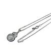 S925 Sterling Silver Enamel Gourd Necklace: Fashionable Chinese Style with Auspicious Clouds, Luxury Clavicle Chain for Fortune & Prosperity