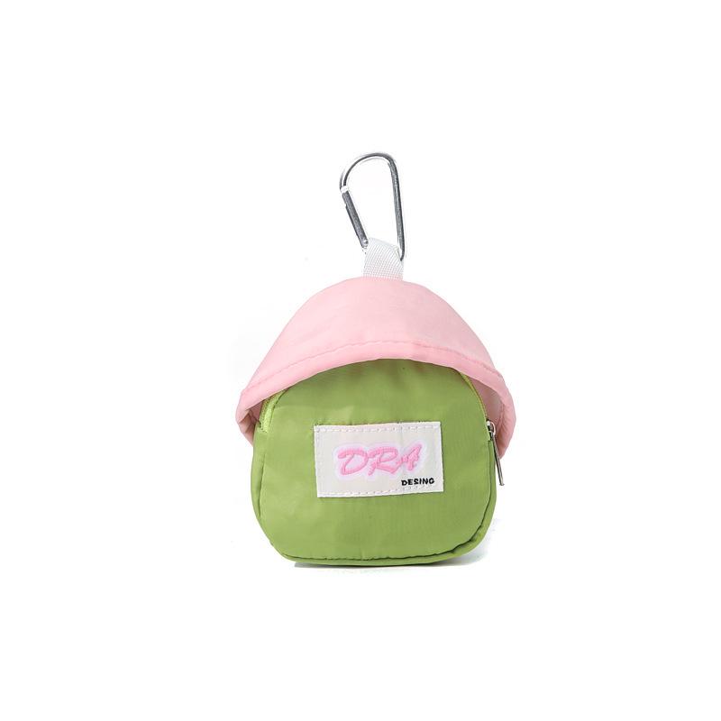 Mini Portable Candy Color Backpack Pendant: Mobile Phone, Earphone, Coin, and Key Storage Bag.