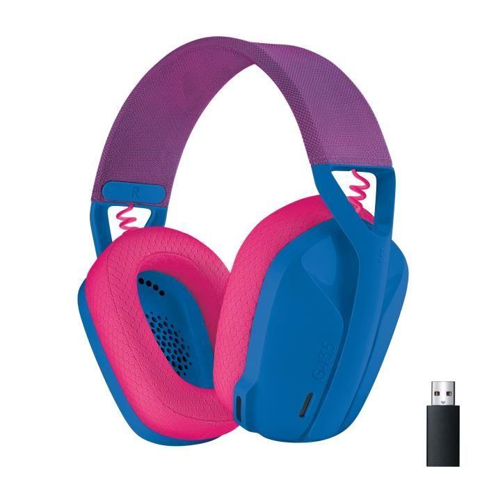 Casque Gamer - Sans Fil - Logitech G - G435 Lightspeed - Bleu