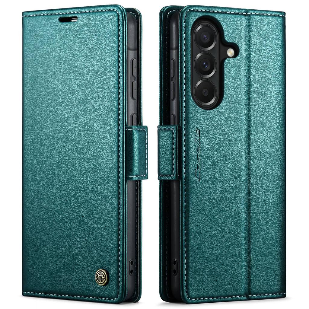 Für Samsung Galaxy A37 A57 Brieftaschen-Hülle mit Kartenhalter RFID-Blockierung PU-Leder Klapphülle Magnetverschluss Ständer Stoßfest