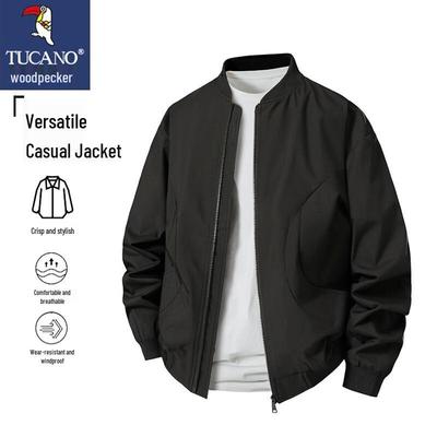 Men's Casual Baseball Collar Jacket