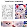 Frame Painting By Numbers For Adults Diy Gift Dogs Animals Picture Coloring By Numbers Starter Kits For Home Decoration 40x50