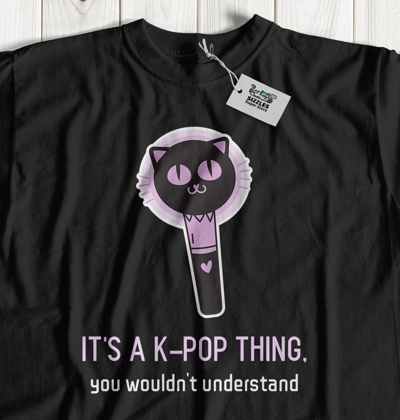 Its A K-Pop Thing! Unisex Funny K-Pop Microphone T-shirt Tops Tees Unisex South Korea Gifts M