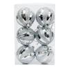 6Pcs/Set Gift Xmas Tree Decoration 6cm Christmas Spheres Pendant  Party Decoration