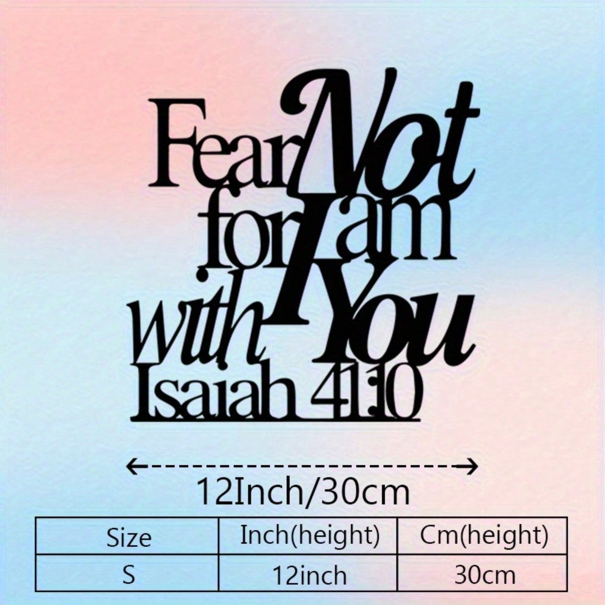 

Artistic Metal Wall Sculpture Motivational Decor Durable Indoor Outdoor Home Art 30x30