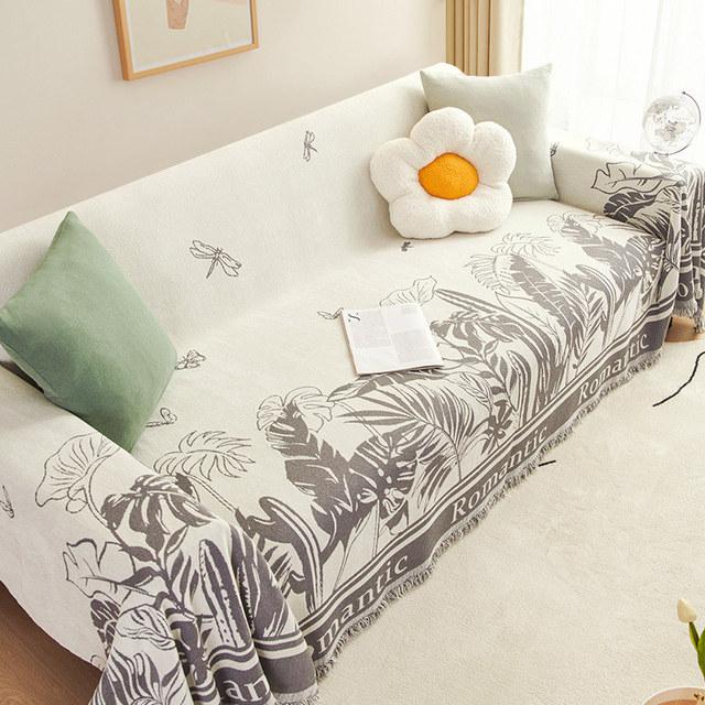 

Чехол для дивана с кисточками, полотенце, универсальное одеяло для дивана для кошек, собак, диван, мебель, чехол, всесезонный 3 Seater-180x300cm серый