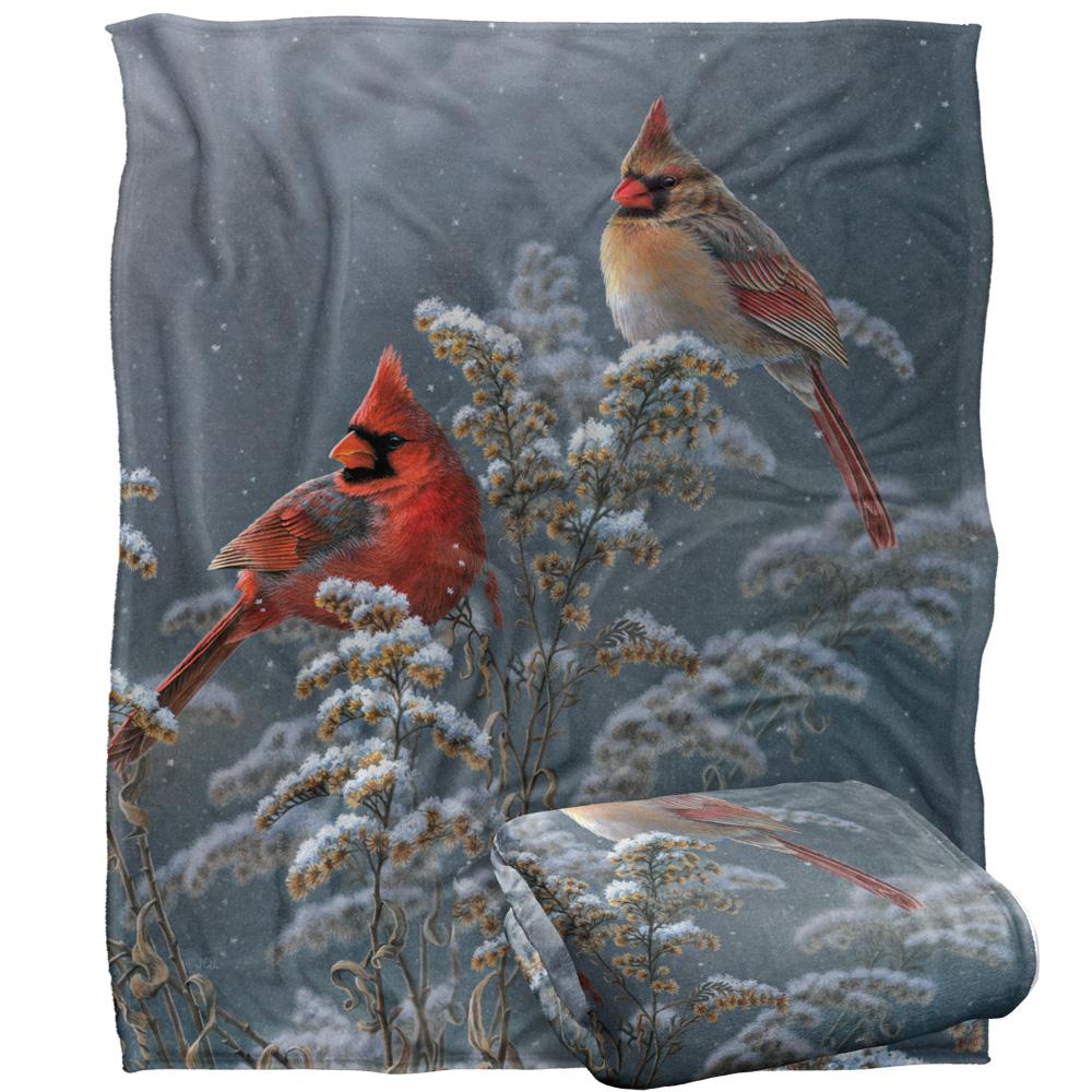 JQ Licensing Silky Cardinal Supersoft Blanket