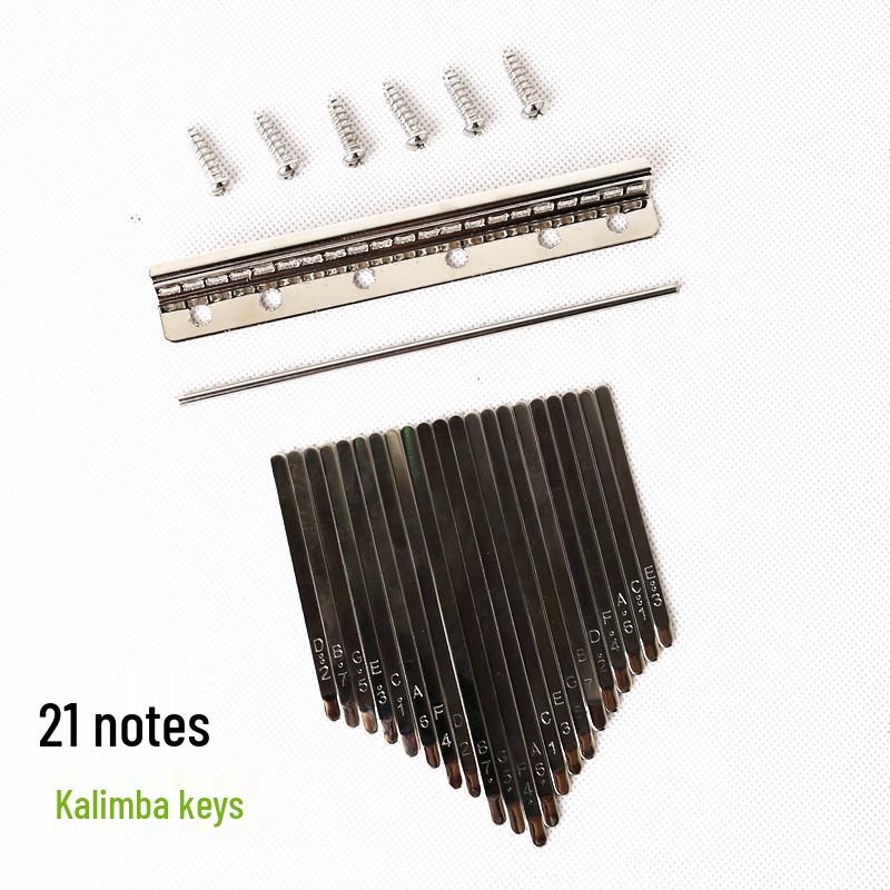 21-Key Thumb Piano Kalimba Reeds DIY Accessories Nickel-Plated Manganese Steel