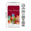Tu Shower Curtain Christmas Trees Snowflake Winter Holiday Festive Bathroom Decor Holiday Gift Xmas Pattern Home Decoration Fest