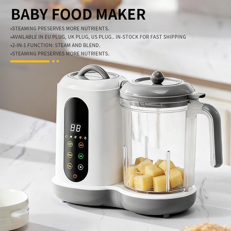 Multifunctional Baby Food Maker: Automatic Steamer, Cooker & Blender