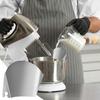 Stainless Steel Pouring Shield for Stand Mixer Metal Mixer Pouring Cover Innovative Design Pour Shield Safety Mixer Splash Proof Kitchen Tool