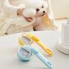 Long Handle Soft Silicone Pet Bath Brush Dog Cat Massage Shower Comb Multifunctional Pet Grooming Cleaning Supply