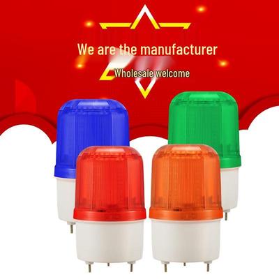 Luce Lampeggiante Stroboscopica Rotante a LED LTE-1101J: Avviso Sonoro e Luminoso, Lampeggiante 12V/24V/220V