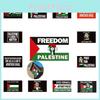 90*150cm Palestine Flag Durable Polyester Fabric Ideal For Outdoor Use Plastic Flagpole Multiple Size Choices Eye-catching Colors Perfect For