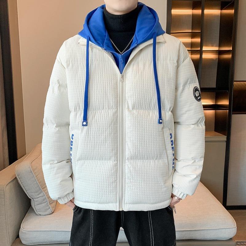 

Мужское зимнее стеганое пальто из жаккардовой ткани в клетку БРИКС, двухпредметное, с перьевым жаккардом, утолщенное, модное, парная зимняя одежда 5XL