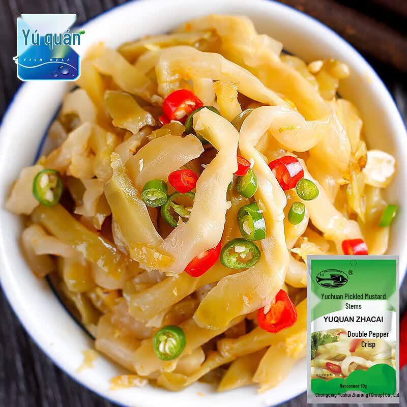 Yuquan Double Chili Crispy Pickled Mustard Tuber