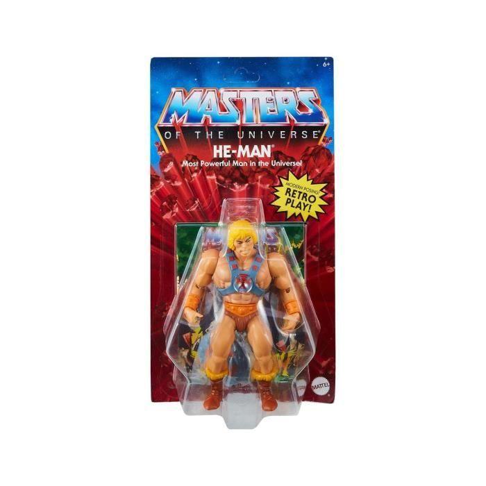 Figurine - Mattel - Les Maîtres de l'Univers Origins 2021 - Classic He-Man 14 cm - Mixte - Adulte