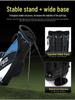 PGM Unisex Golf Stand Bag with Double Shoulder Strap, Lightweight and Durable.