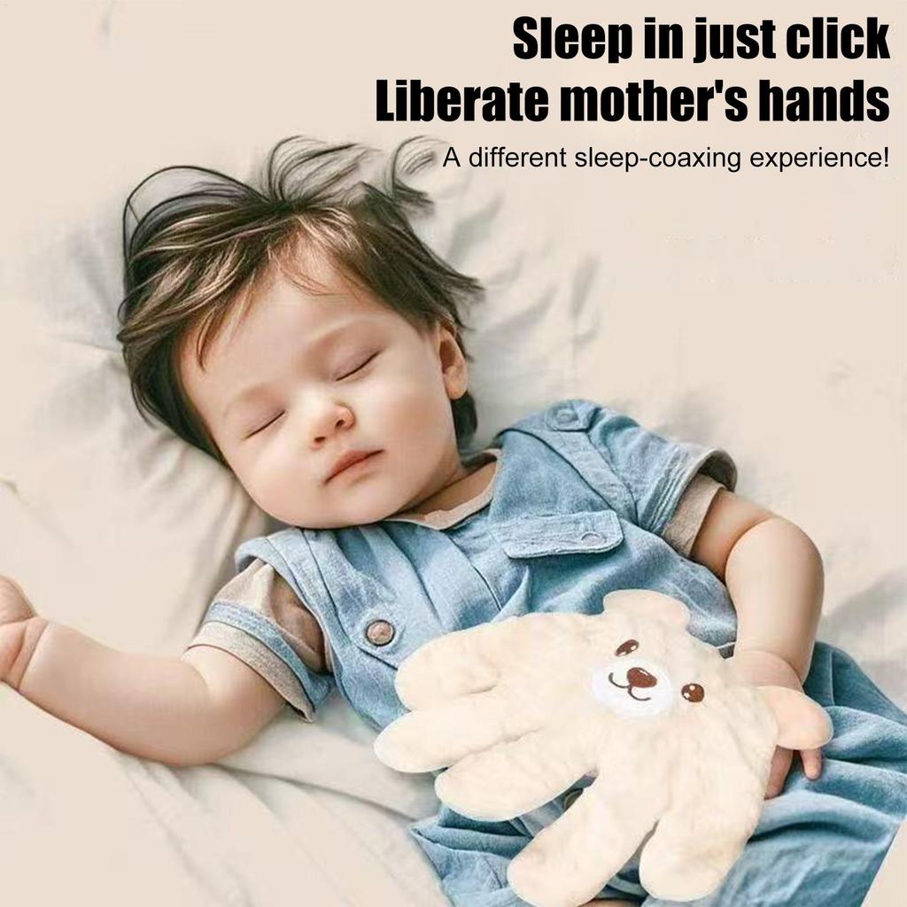 Baby Patter For Baby Startle Prevention Sleep Aid Companion Automatic Palm Patting Sleeping Pillow Soothing Toys for Boys Girls