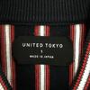 UNITED TOKYO made in Japan Striped Pattern Long sleeve Cotton knit sweater Men's Used