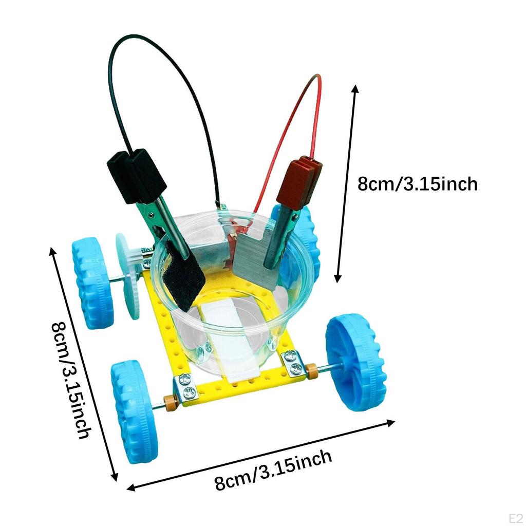 Saltwater Power Car Science Kit Classroom Teaching Easy To Assemble Scientific Experiment Toy for