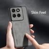 Retro Leather Skin Feel Case For Motorola Edge 60 Pro Edge60Pro G Shockproof Matte Silicone Soft Case Cover