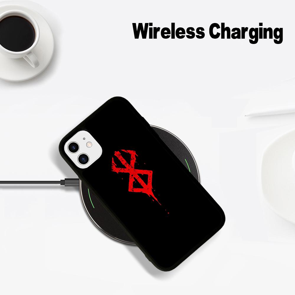 Anime Berserk Phone Case Magesafe Magnetic Wireless Charge Case For IPhone 16 11 12 13 14 15 Pro Max Plus Mini