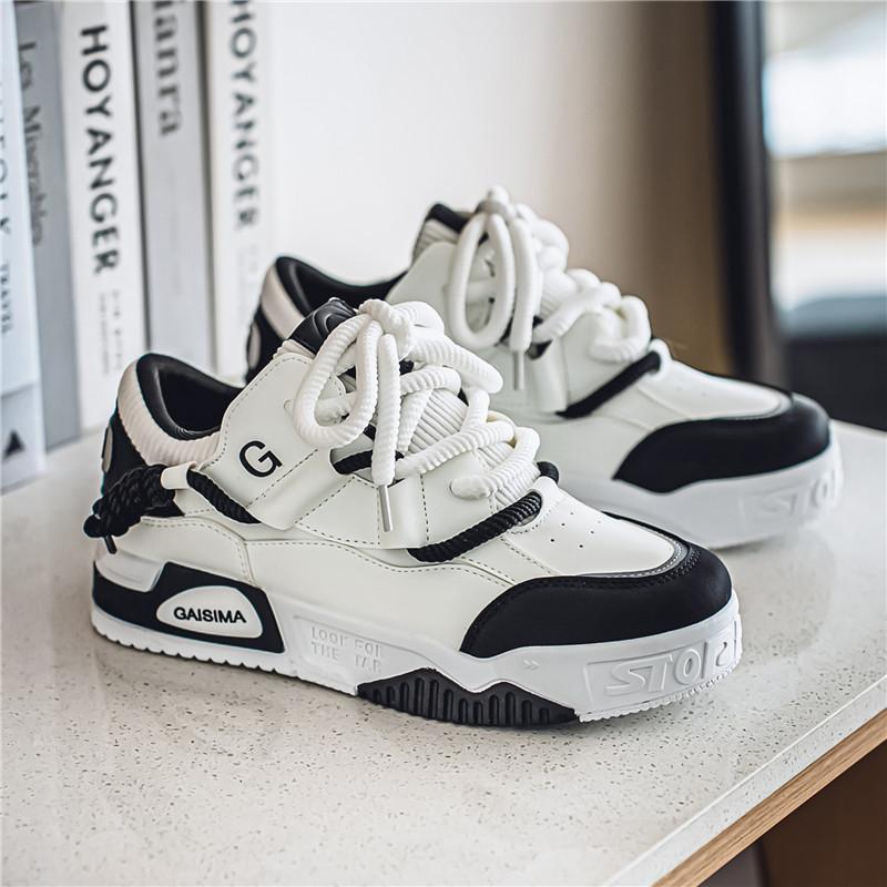 Scarpe da ginnastica comode, traspiranti, alla moda, per studenti e ragazzi, casual, quattro stagioni, da uomo, con suola morbida.