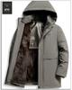 Men's Middle-Aged & Elderly Winter Coat with Thick Velvet Lining - Warm Grandpa Parka