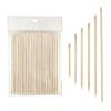 100Pcs Wooden Cuticle Pusher Remover Nail Art Design Orange Wood Sticks Tools