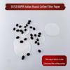 Round Italian Handle Coffee Filter Paper for Moka Pots and Aeropress - Original Pulp Hand Pour Filter