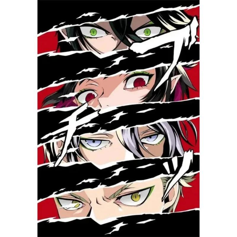 

Anime Figure Eyes Poster Aesthetic Hunter X Hunter Attack Titan D-emon Slayer Manga Canvas Painting Wall Art Kawaii Room Decor 21cm×30cm NoFrame
