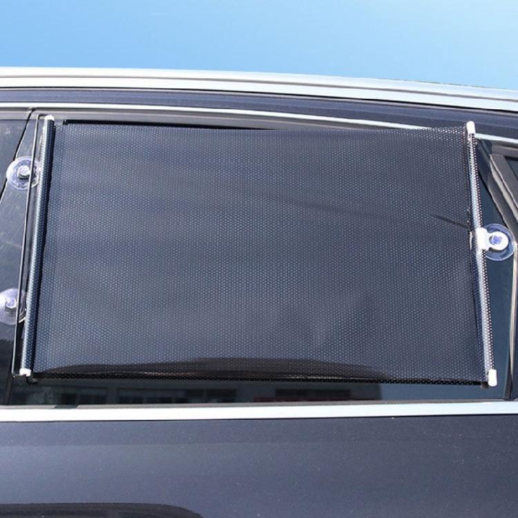 Automotive Sunshade Universal with Reinforced Metal Rods Stops Glares Collapsible Car Window Sun Protector for Travel