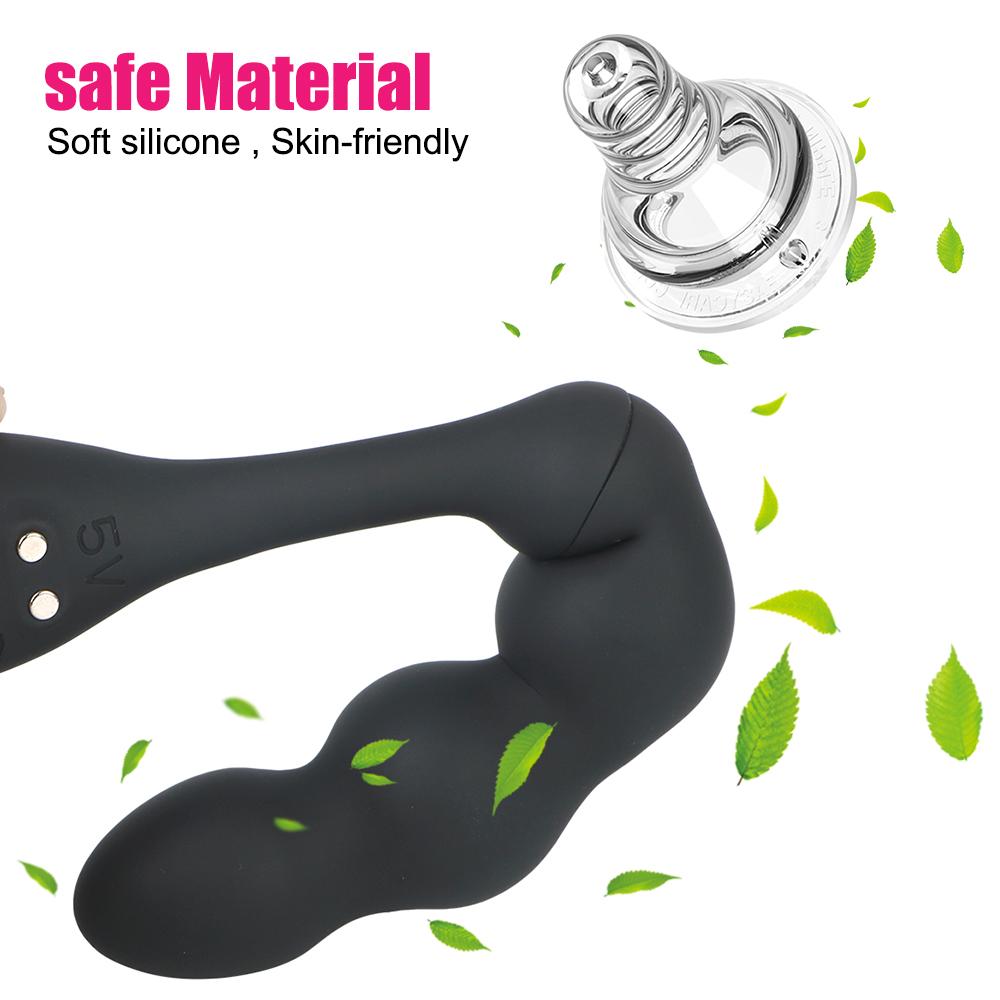 Erotic Anal Plug Clitoris Stimulator 9 modes Prostate Massage Sex Toys For Men Women