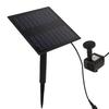 Solar Bird Bath Fountain Pump High Efficiency Solar Water Pump for Bird Bath Garden Pond Pool Outdoor 1.8W