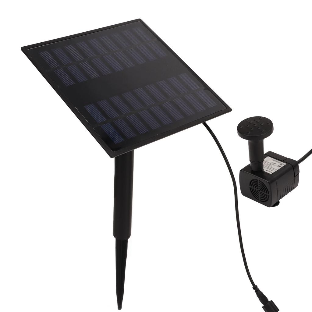 Solar Bird Bath Fountain Pump High Efficiency Solar Water Pump for Bird Bath Garden Pond Pool Outdoor 1.8W