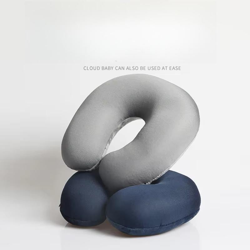 1 Stück Auto Nackenkissen Weiches Reisekissen mit Schaumstoffpartikeln für Komfort in Flugzeugen, Autos und zur Heim- oder Büroanwendung