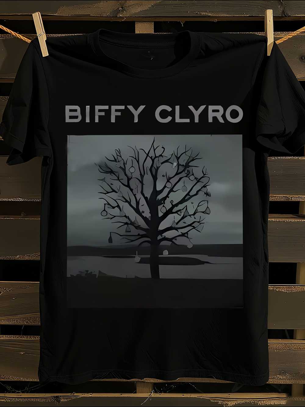

Biffy Clyro Chandelier T-Shirt Mens Tshirt Womens Tshirts with Letters Print Short Sleeves T-Shirt Casual Street Tee Shirt Top XXXL