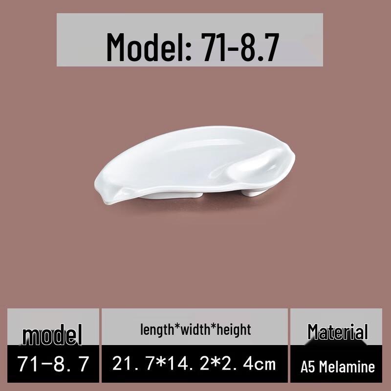 AVADEN Melamine Plastic Snack Plate