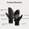 Waterproof Winter Thermal Gloves, Touchscreen Anti-Slip Windproof Gloves for Outdoor Sports