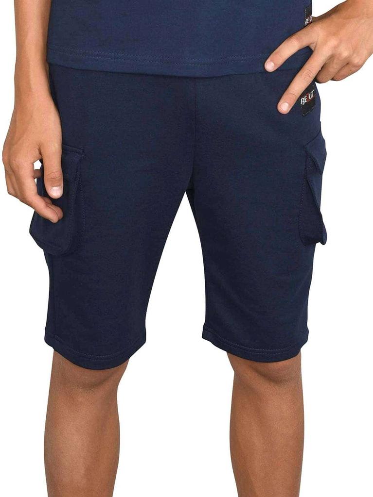 Kids Boys Cargo Fabric Shorts