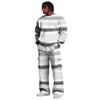 Set da Uomo con Felpa a Strati e Pantaloni Cargo con Vita Elasticizzata