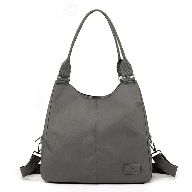 

Женская сумка для мамы, нейлоновая сумка большой емкости, сумка через плечо серый