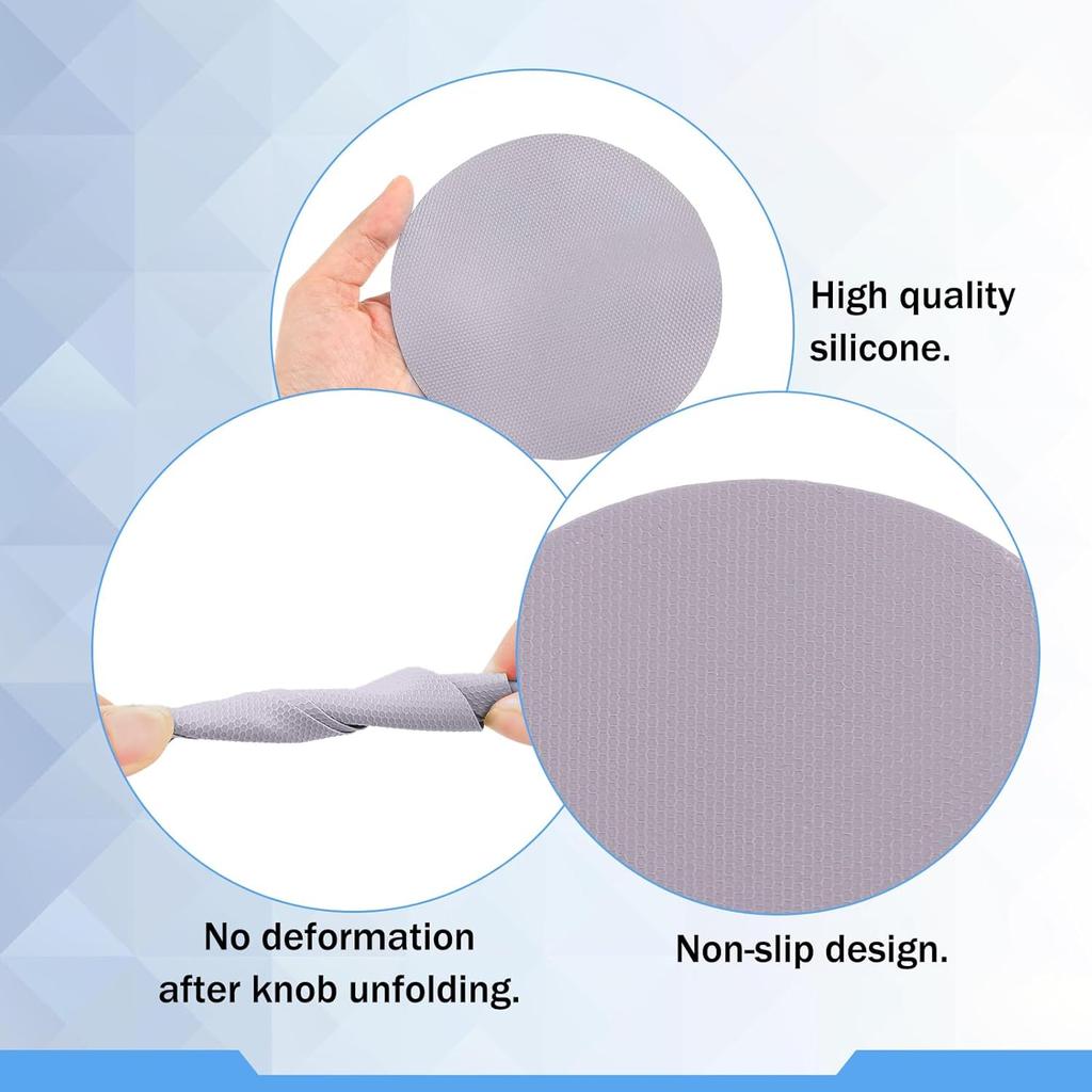 4PCS Jar Opener Gripper Pad, Silicone Jar Opener, Multi-function Jar Openers Top Rated for Seniors, Bottle Opener Gripper Pad Coasters for Elderly