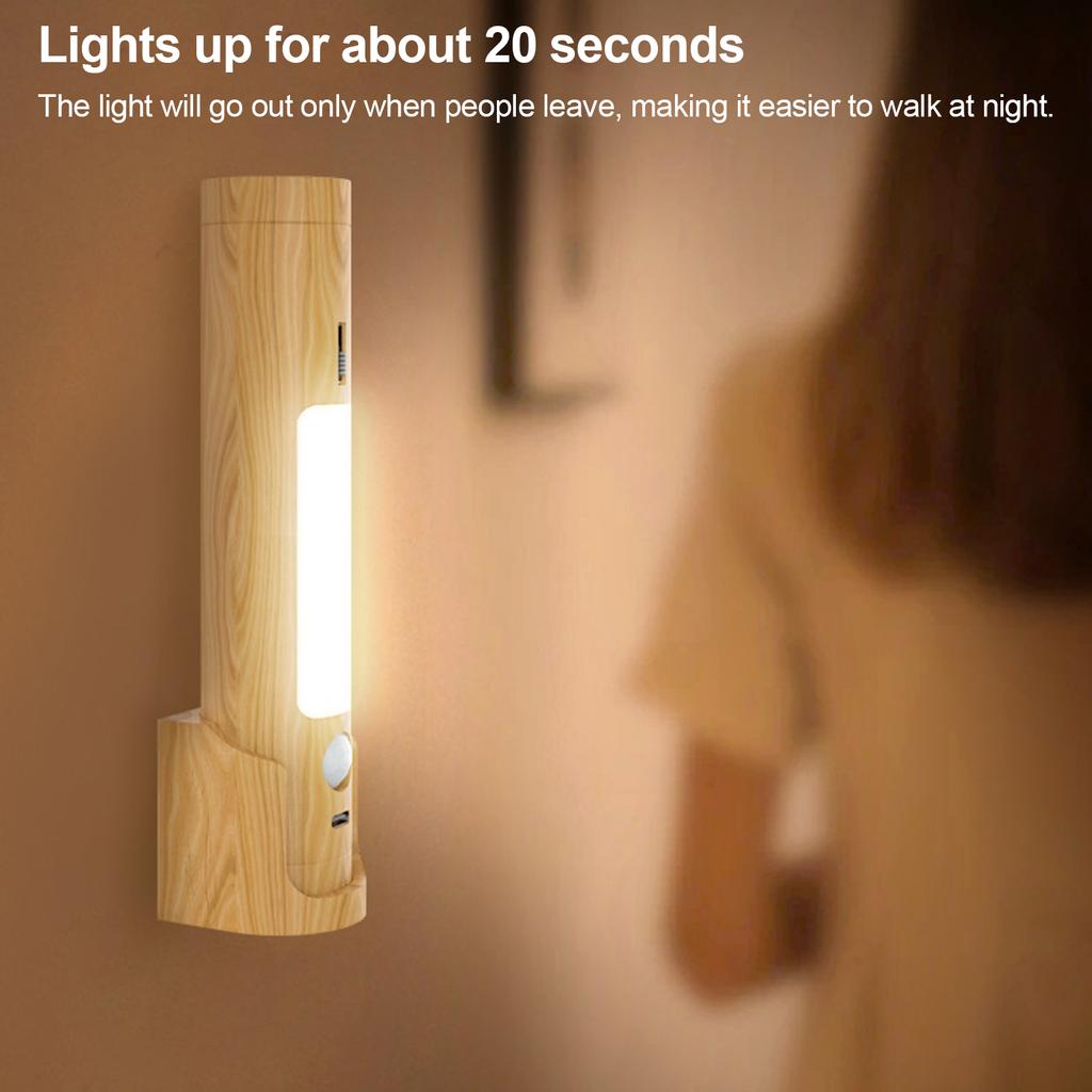 Smart Home Rechargeable Sensor Light Multifunctional Flashlight Floor Sensor Light LED Sensor Wall