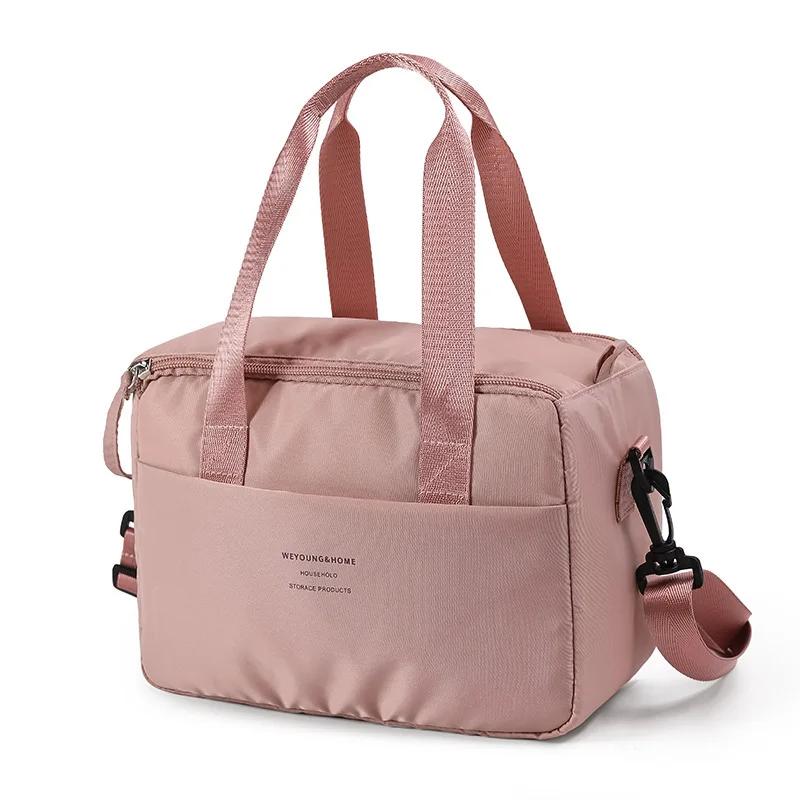 Large Capacity Lunch Box High Aesthetic Value Office Worker Student Bento Bag Lnsulated Tote Bag Portable Picnic Bag Ice Pack Food Bag