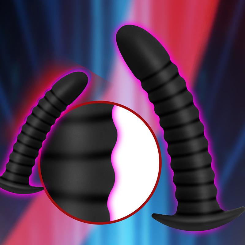 External Thread Anal Plug Tail Bead Toy for Women - SM Flirting Adult Sex Toy
