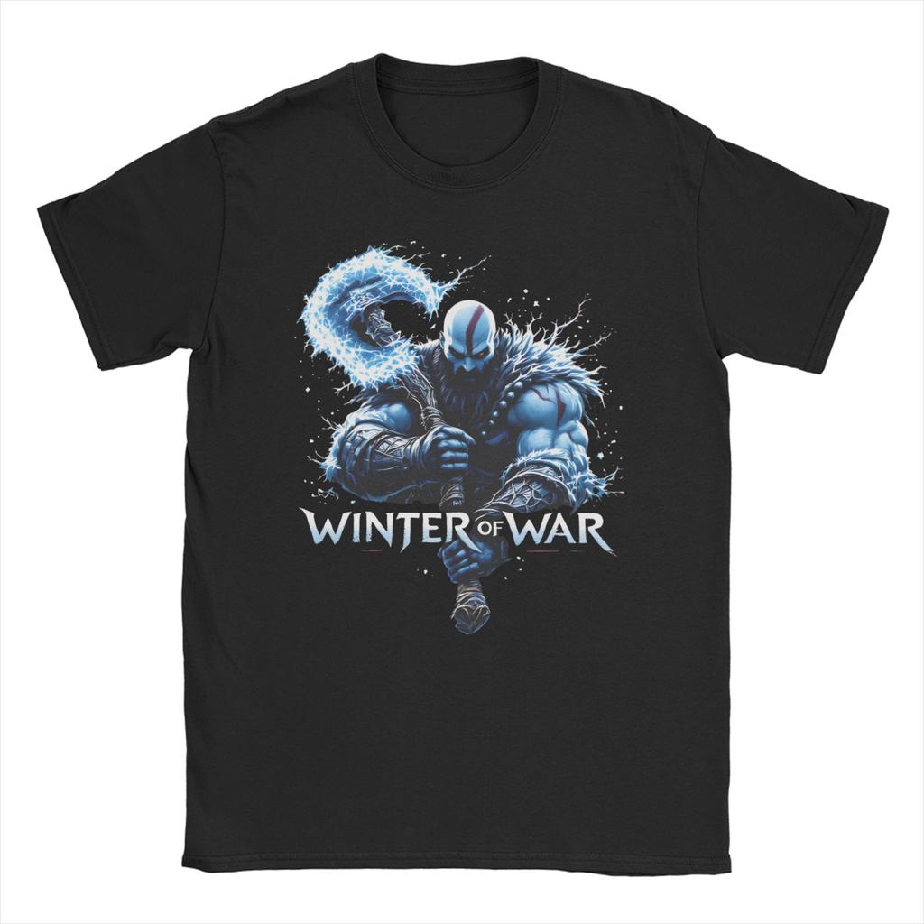 God of War Game Runes Men Womens T Shirt Novelty Tee Shirt Short Sleeve Crewneck TShirt 100 Cotton Plus Size Clothing