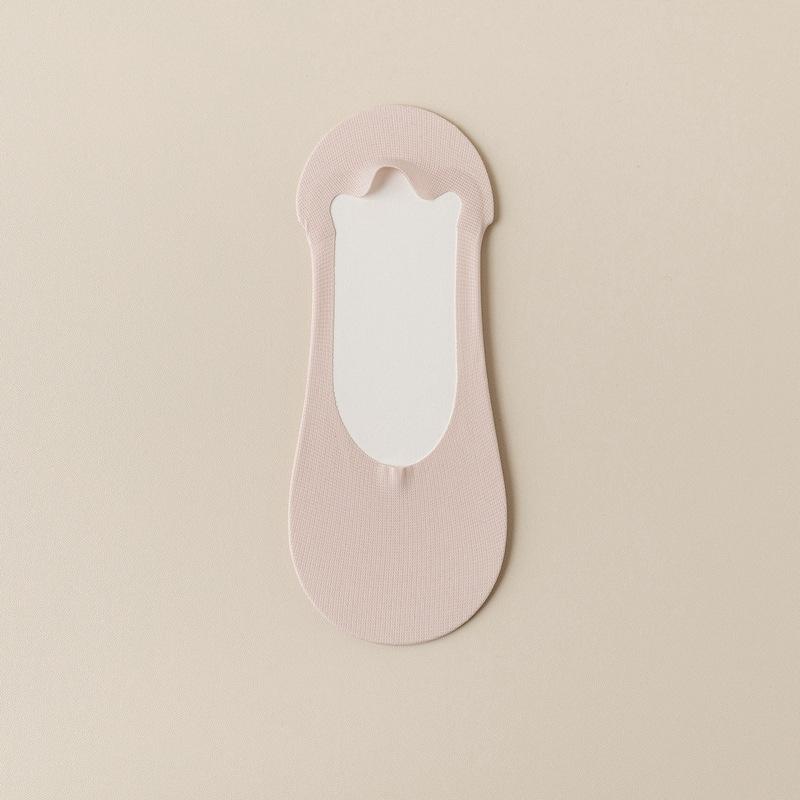 

Низкие носки Детские летние Ультратонкие Сетчатые Дышащие Нескользящие Не спадают с пятки Носки-лодочки Хлопковая основа Невидимые носки One size fits all розовый