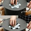 Silicone Spill Stopper Removable Flower Lid Boil Over Safeguard Heat Resistant Anti-splash Spill Proof